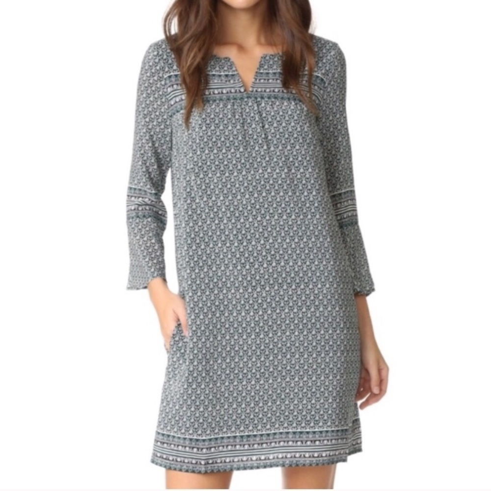 “MADEWELL” Starland Bell-Sleeve Shift Dress